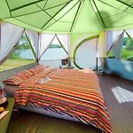 'glamping' Tents One Of Three To Rent Fully Equipped Private Equipped Kitchen Tents Too Saint-Michel-de-Montjoie