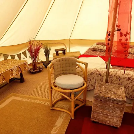 Bell Tent One Of Three To Rent Fully Equipped Private Equipped Kitchen Tents Too