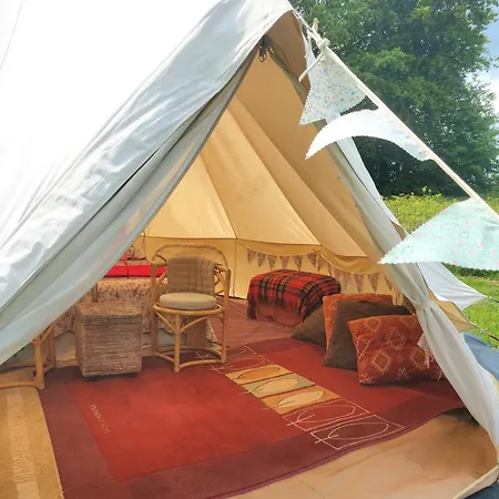 Bell Tent One Of Three To Rent Fully Equipped Private Equipped Kitchen Tents Too *