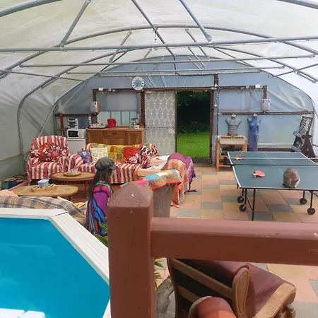 'glamping' Tents One Of Three To Rent Fully Equipped Private Equipped Kitchen Tents Too Saint-Michel-de-Montjoie