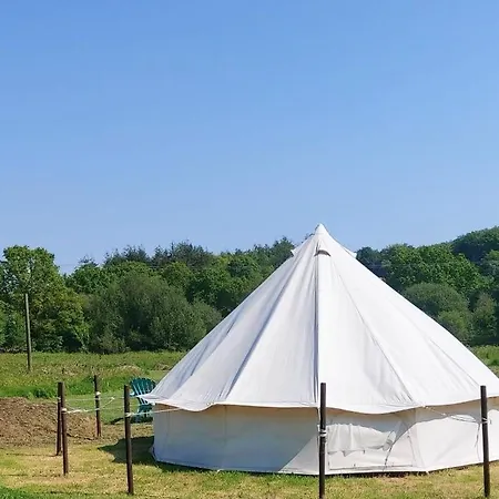 Bell Tent One Of Three To Rent Fully Equipped Private Equipped Kitchen Tents Too