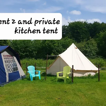 Bell Tent One Of Three To Rent Fully Equipped Private Equipped Kitchen Tents Too Luxuszelt