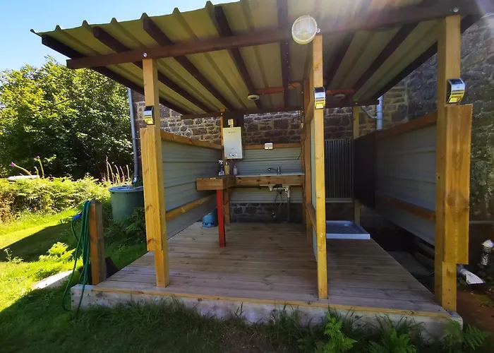 אוהל מפואר 'glamping' Tents One Of Three To Rent Fully Equipped Private Equipped Kitchen Tents Too Saint-Michel-de-Montjoie