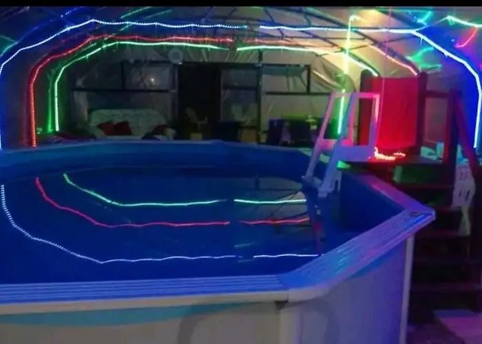 'glamping' Tents One Of Three To Rent Fully Equipped Private Equipped Kitchen Tents Too Saint-Michel-de-Montjoie