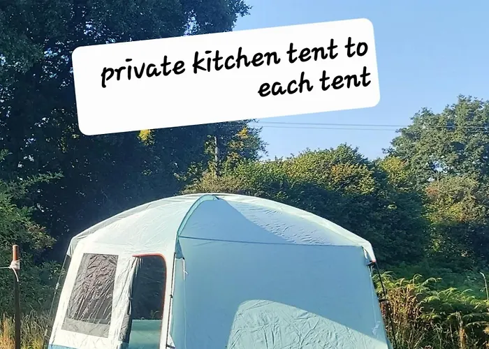 'glamping' Tents One Of Three To Rent Fully Equipped Private Equipped Kitchen Tents Too خيمة فخمة
